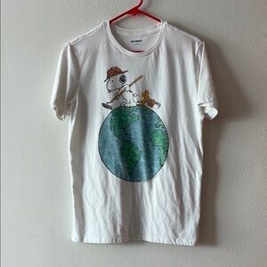 Old Navy Snoopy Short Sleeve Tee